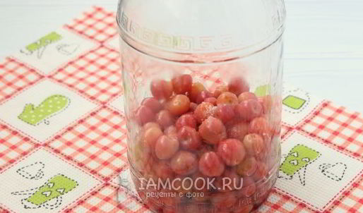 компот из черешни с косточками без стерилизации