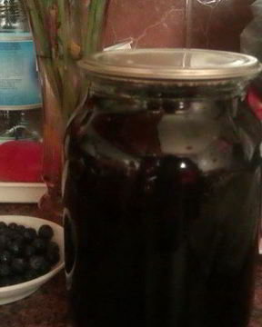 Компот из черники на зиму