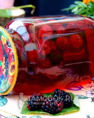 Компот из ежевики на зиму