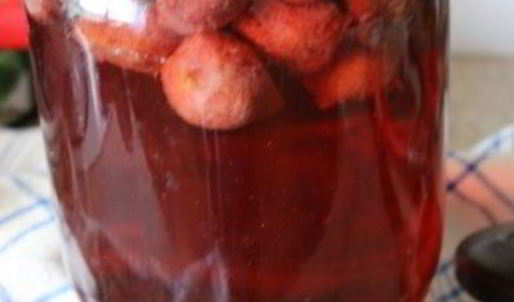 компот из клубники на зиму