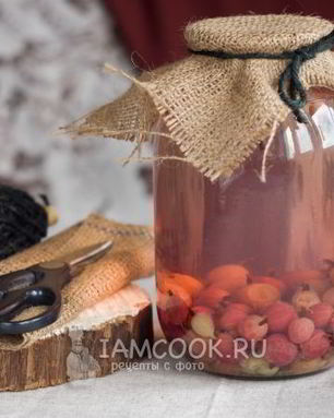 Компот из красного и зеленого крыжовника на зиму