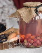 Компот из красного и зеленого крыжовника на зиму