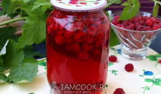 компот из малины на зиму