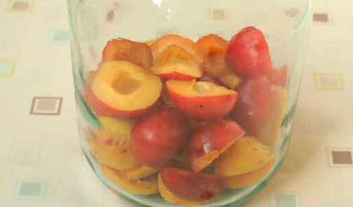 компот из слив и абрикос на зиму