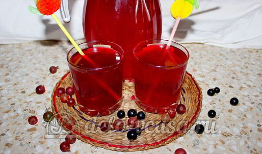 компот из смородины и крыжовника
