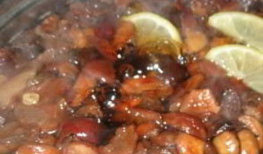 компот из сухофруктов с лимоном