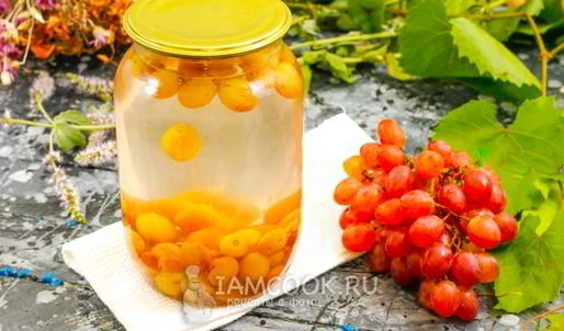 компот из винограда кишмиш на зиму