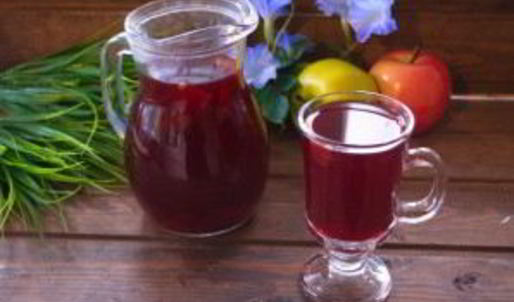 компот из вишни и яблок