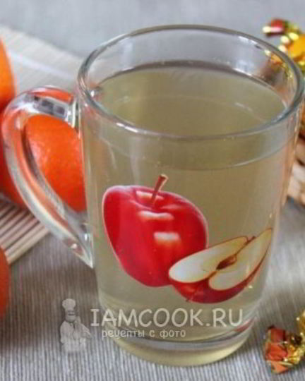 Рецепт компота из яблок и апельсинов