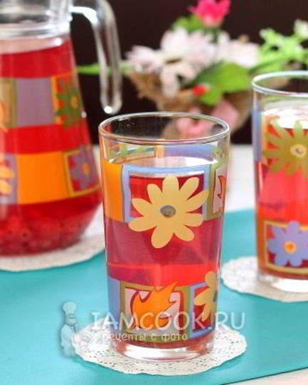 Рецепт компота из замороженной красной смородины