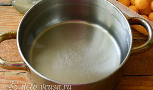 компот из желтой алычи на зиму