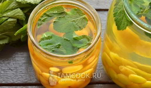 компот из желтой черешни на зиму