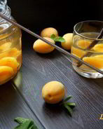 Ванильный компот с абрикосами Прохладительные напитки