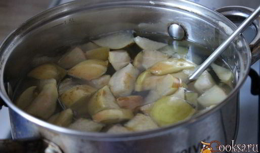 яблочный компот с киви и лимоном