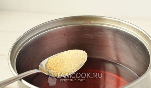 желе из компота