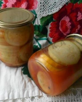 Консервированные кабачки с кетчупом чили на зиму