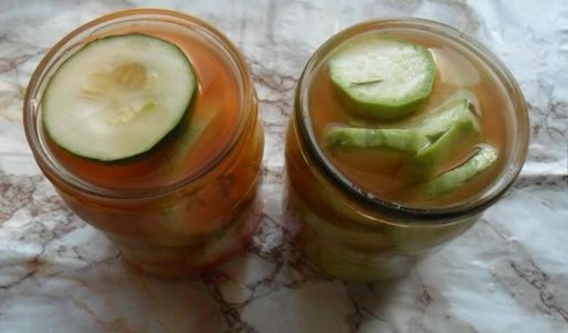 консервированные кабачки с кетчупом чили на зиму