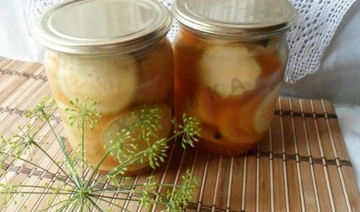консервированные кабачки с кетчупом чили на зиму