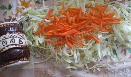 квашеная капуста с клюквой