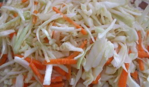 квашеная капуста с клюквой