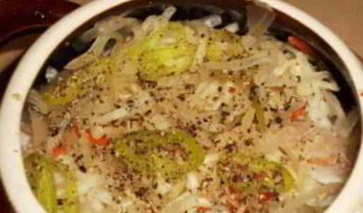 квашеная капуста в горшочке