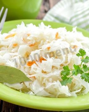 Квашеная капуста за сутки
