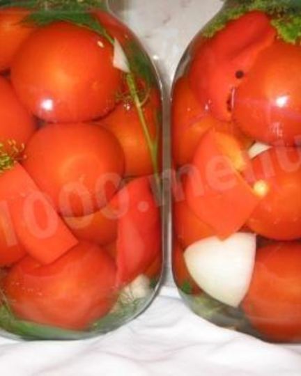 Рецепт квашеных помидоров в банках на зиму