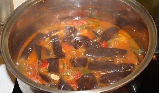 лечо из баклажанов