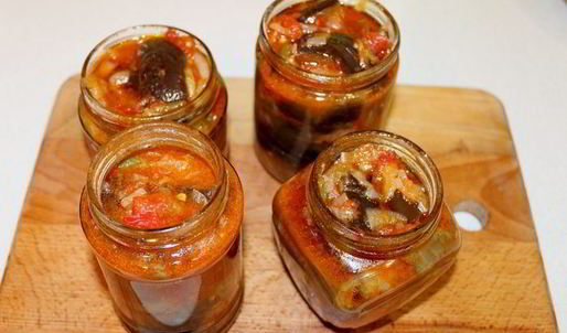 лечо из баклажанов