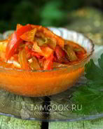 Лечо из перца и помидоров