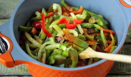 лечо из перца и помидоров