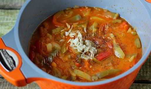 лечо из перца и помидоров