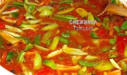 лечо из помидоров