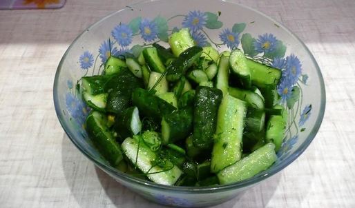 быстрые маринованные огурцы в пакете