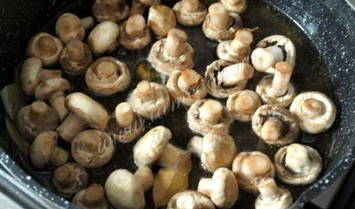 быстрые маринованные шампиньоны