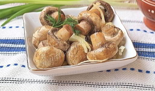 быстрые маринованные шампиньоны