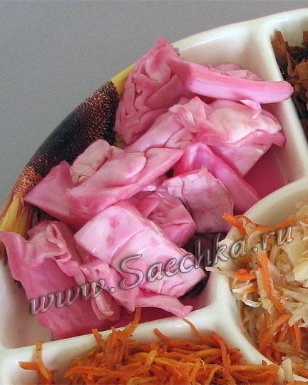 Рецепт красной маринованной капусты