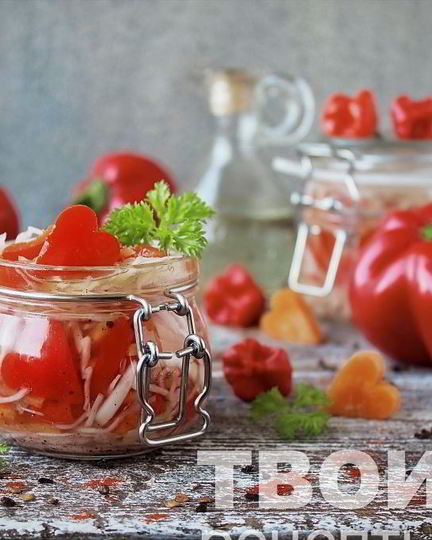 Рецепт маринованной капусты с перцем