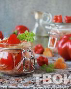 Маринованная капуста с перцем