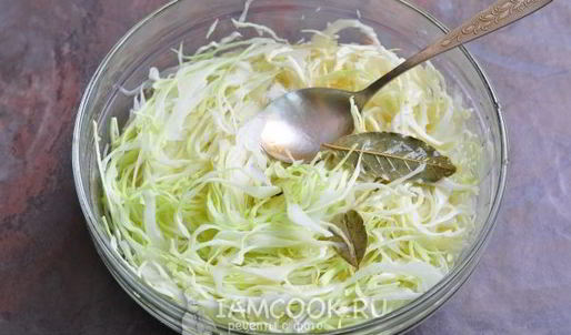 маринованная капуста с уксусом