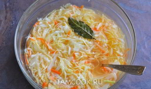маринованная капуста с уксусом