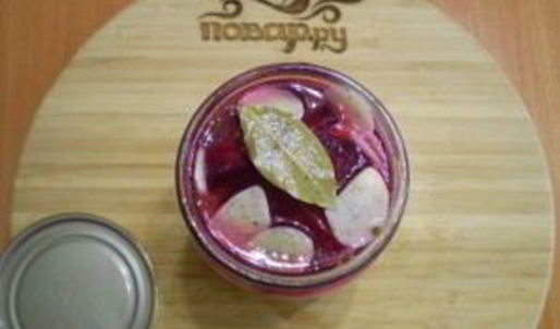 маринованная капуста со свеклой