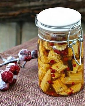 Маринованная мини кукуруза на зиму
