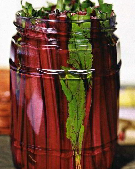 Рецепт маринованной свекольной ботвы