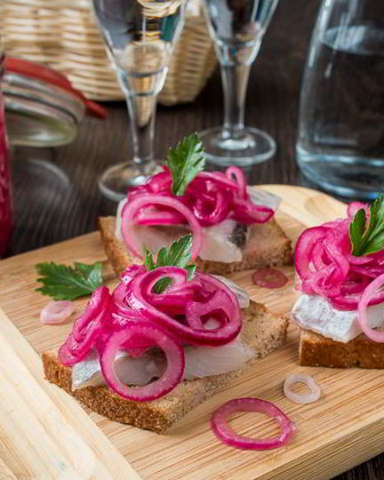 Рецепт маринованного красного лука