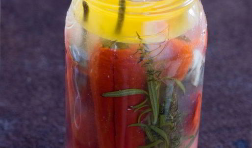 маринованный перец с селедкой