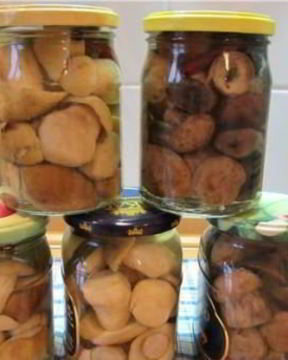 Маринованные белые грибы с корицей
