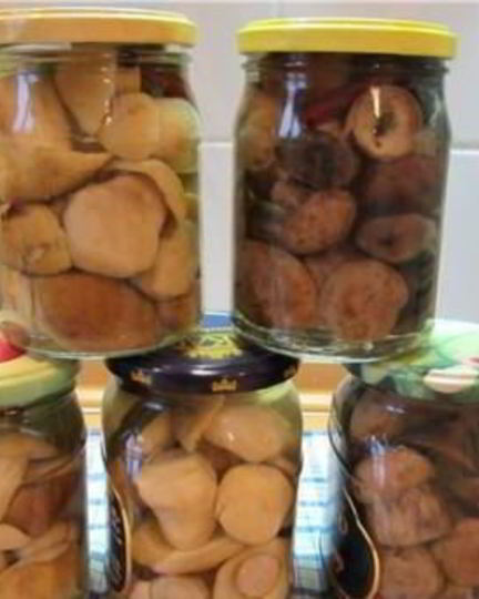 Рецепт маринованных белых грибов с корицей