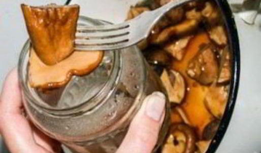 маринованные белые грибы с корицей