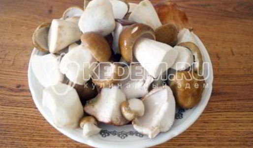 маринованные белые грибы закусочные